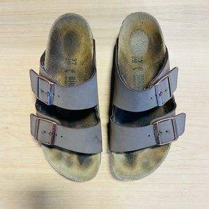 Birkenstock Arizona brown Rose Gold 37